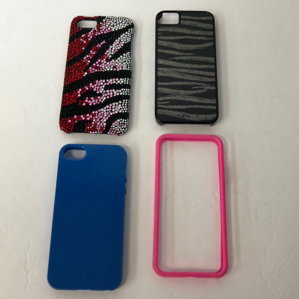 iPhone5 case lot of 4 cases in excellent condition